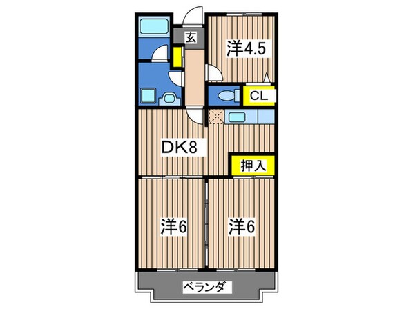 セピアコ－ト東戸塚の物件間取画像